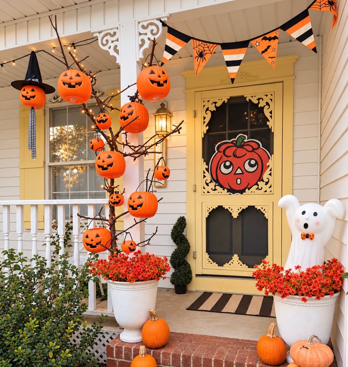 jack-o-lantern-pail-branch-tree-small-porch-halloween-decor