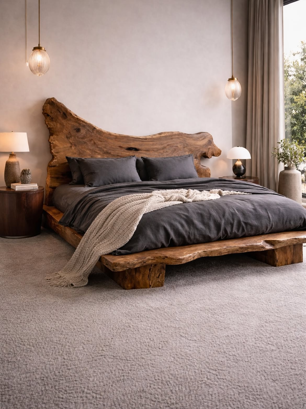 live-edge-wood-slab-headboard-with-platform-base