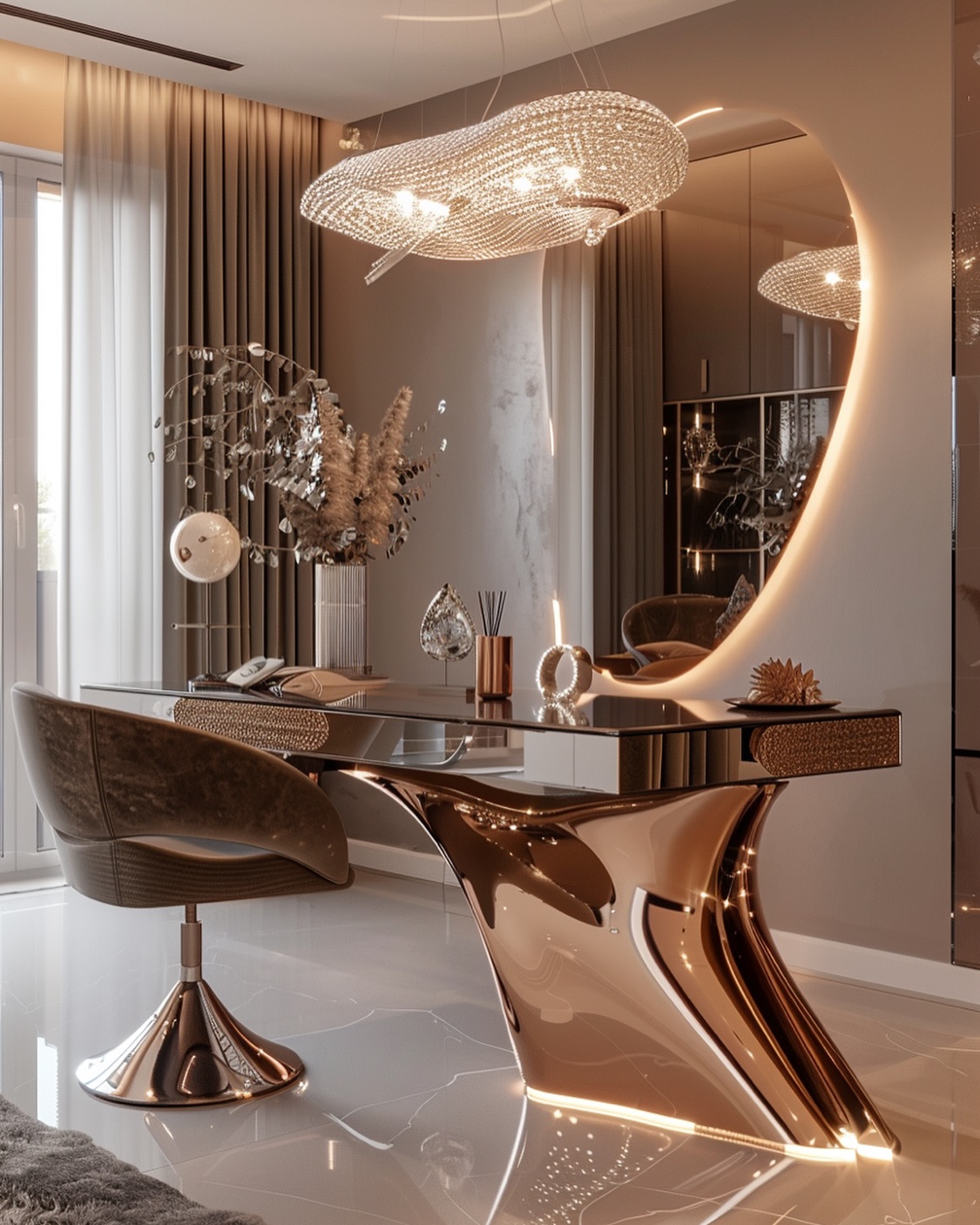 mirrored-rose-gold-vanity-dresser-decor
