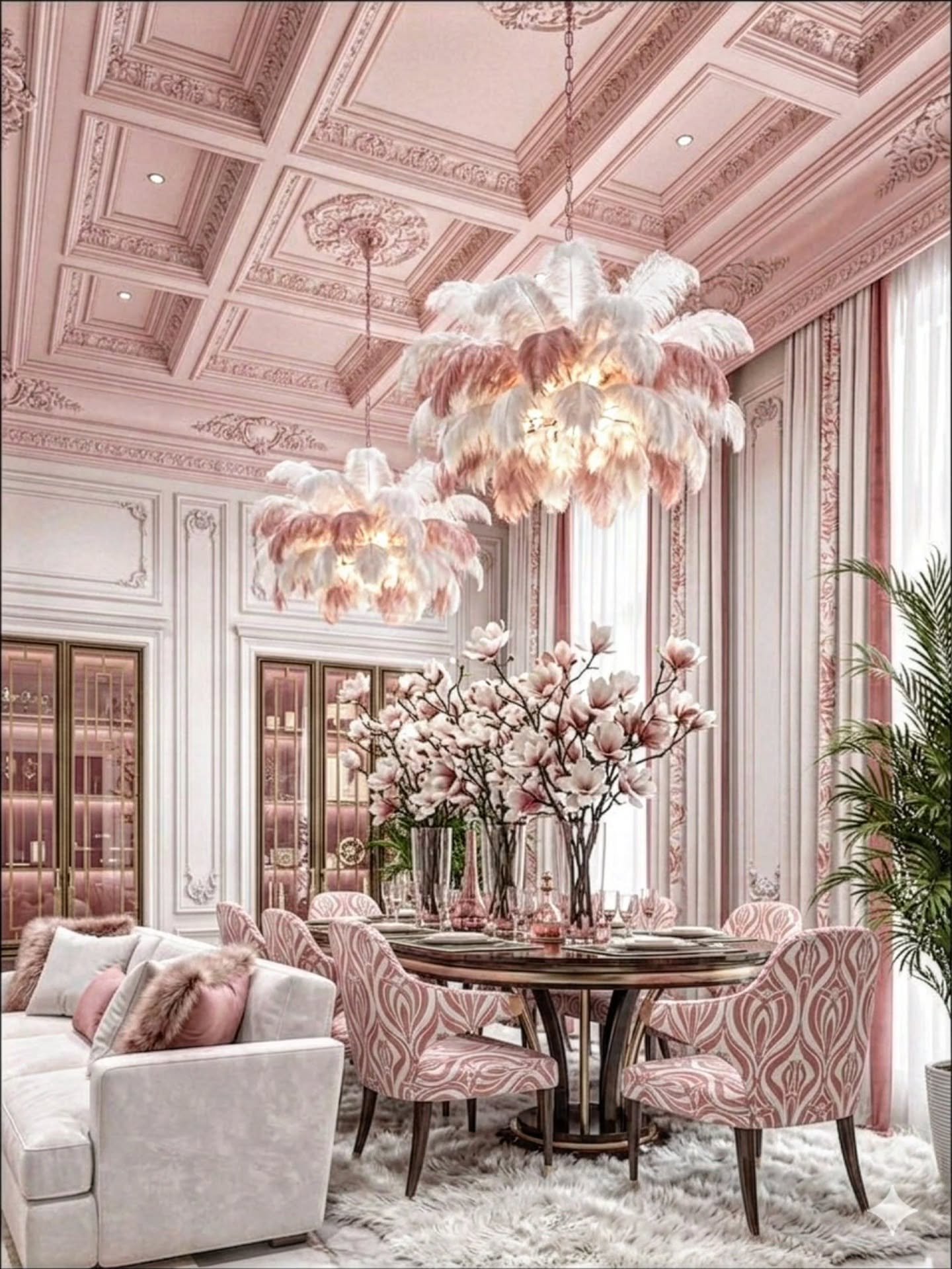 pink-coffered-ceiling-dining-room-design_ze
