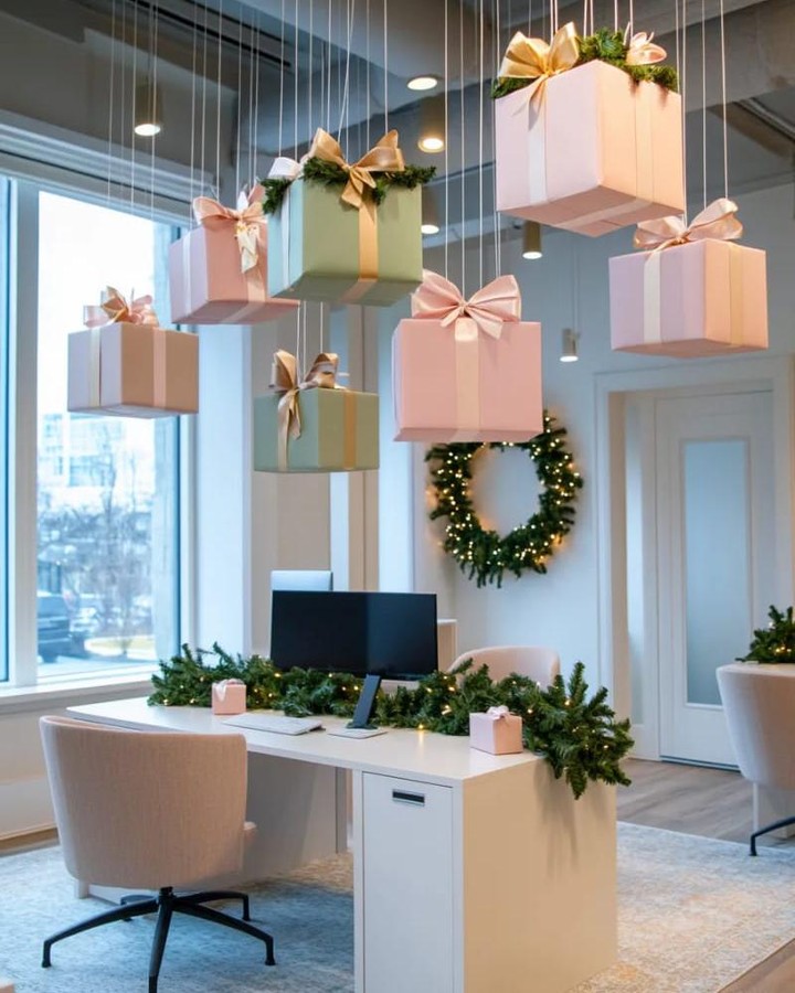 suspended-pastel-gift-box-ceiling-display