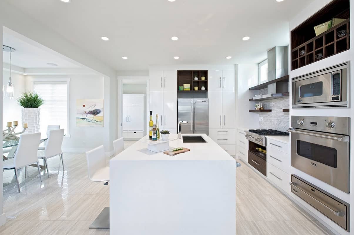 decorating-with-white-contemporary-kitchen