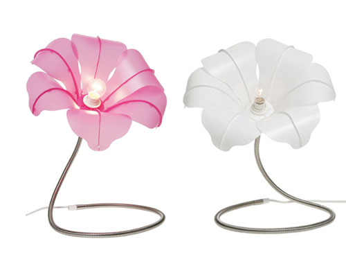 swing arm table lamp kare design bloom 1 Swing Arm Table Lamp by Kare Design   Flower Shade