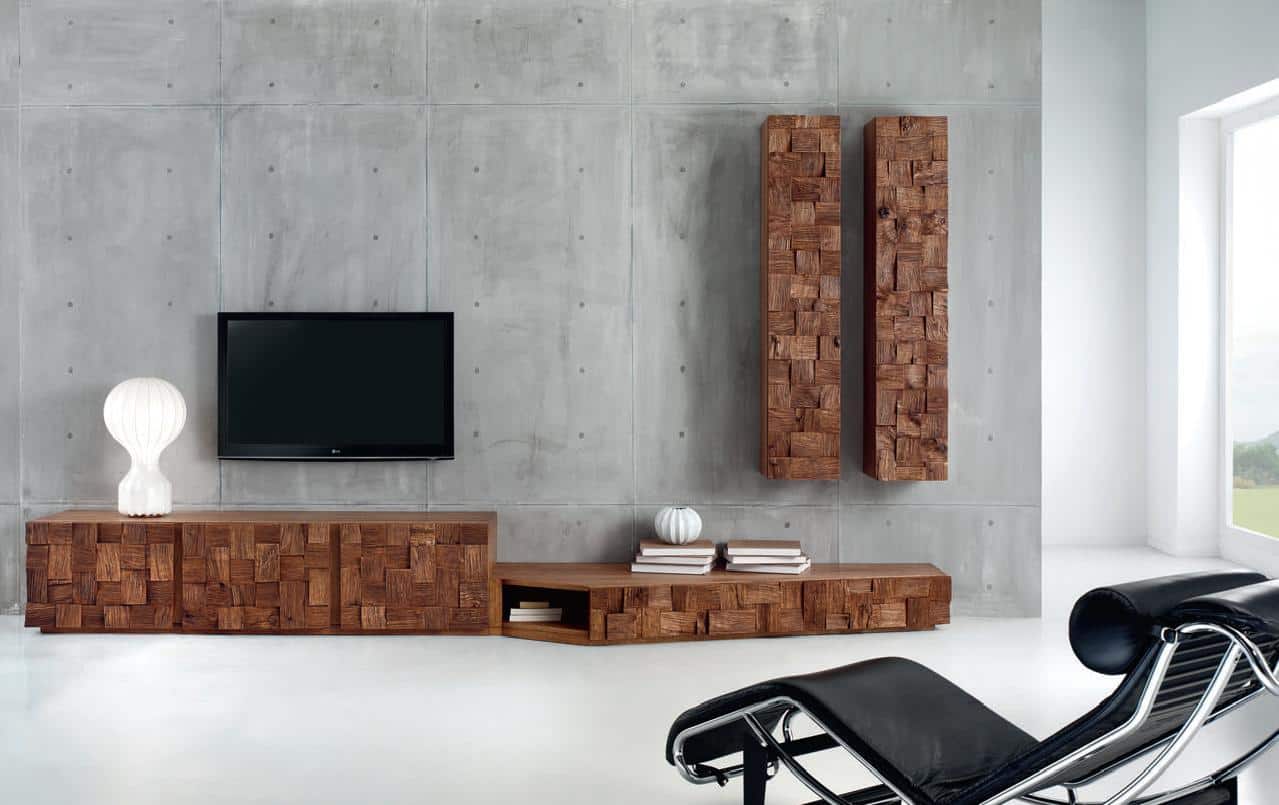 Random Sized Wood Blocks Featured in Oak Collection
