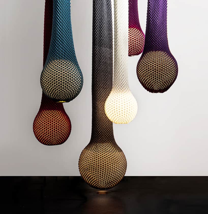 Knitted is a Textural Modern Light with Traditional Roots