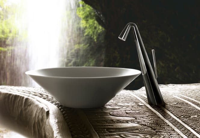 cone faucets by gessi contemporary art for the bathroom 7