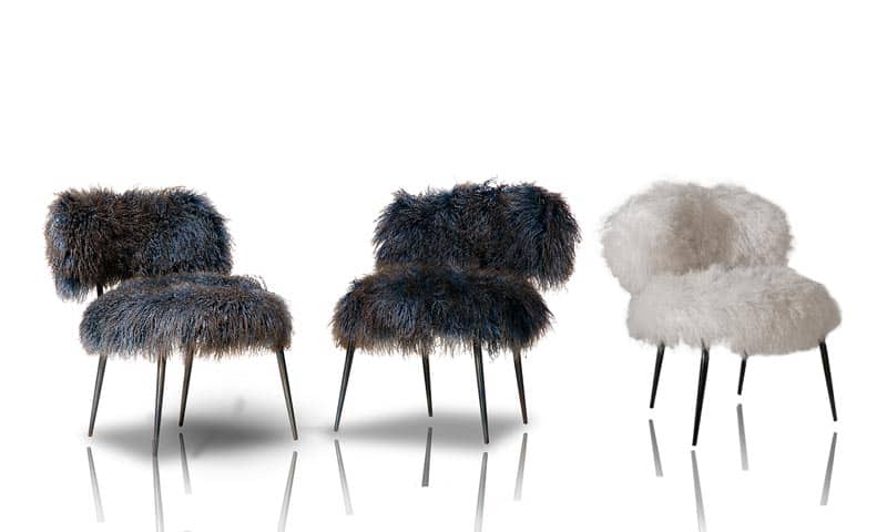 faux fur furniture from baxter by paola navone nepal 8