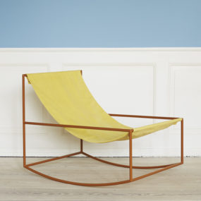 Can Minimalist be Cozy? Aesthetically Pleasing Rocking Chair by Muller Van Severen