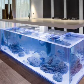 Sensational Ocean Kitchen and Aquarium by Robert Kolenik