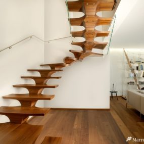 Self-Bearing Concorde Staircase by Marretti is Functional Art