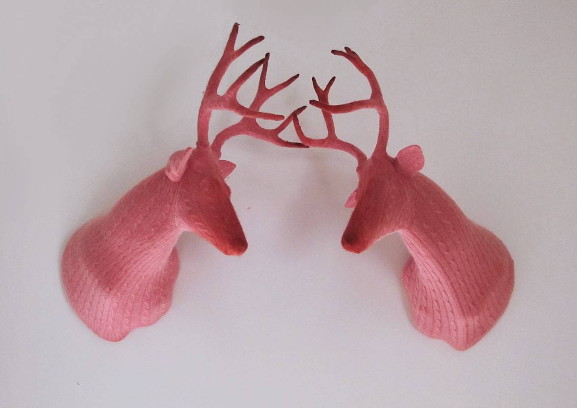 wildly whimsical domestic trophies knitted rachel denny 1