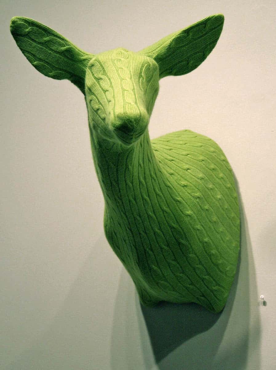 wildly whimsical domestic trophies knitted rachel denny 3 inquisitive doe