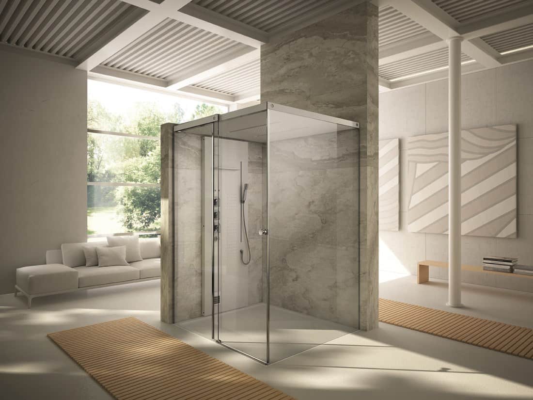light tueco completely enclosed shower stall 2