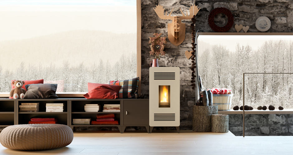 modular pellet stove furniture mia by olimpia splendid 1a