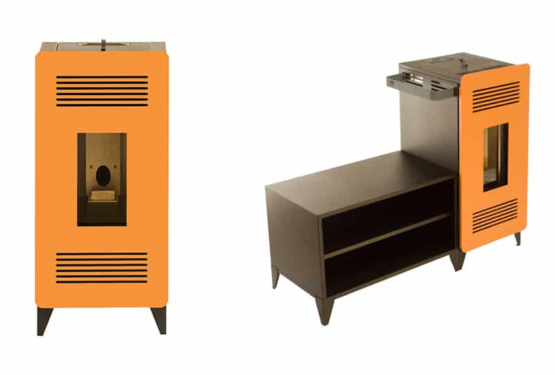 modular pellet stove furniture mia by olimpia splendid 2a