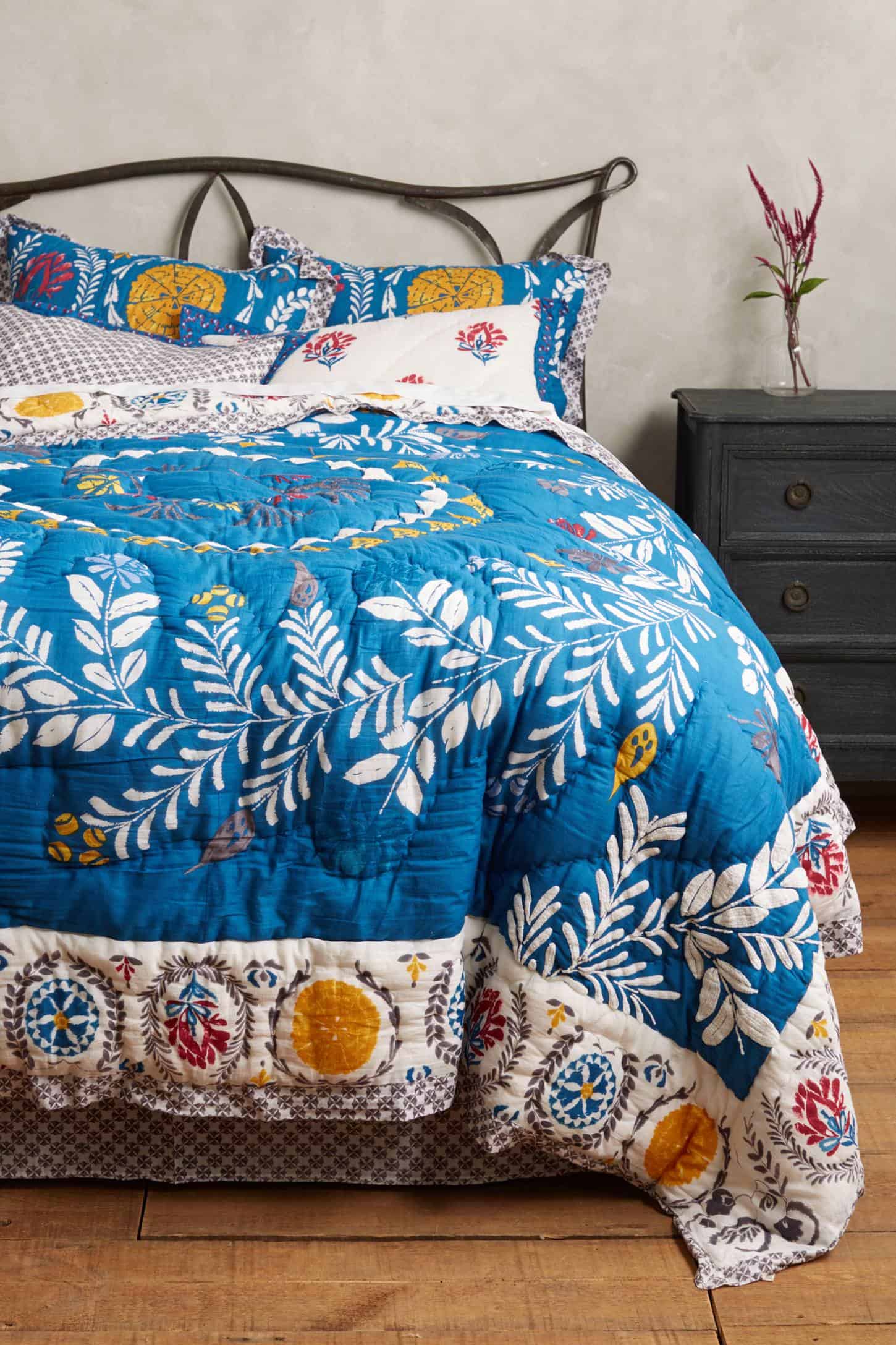 zocalo embroidered quilt anthropologie 1