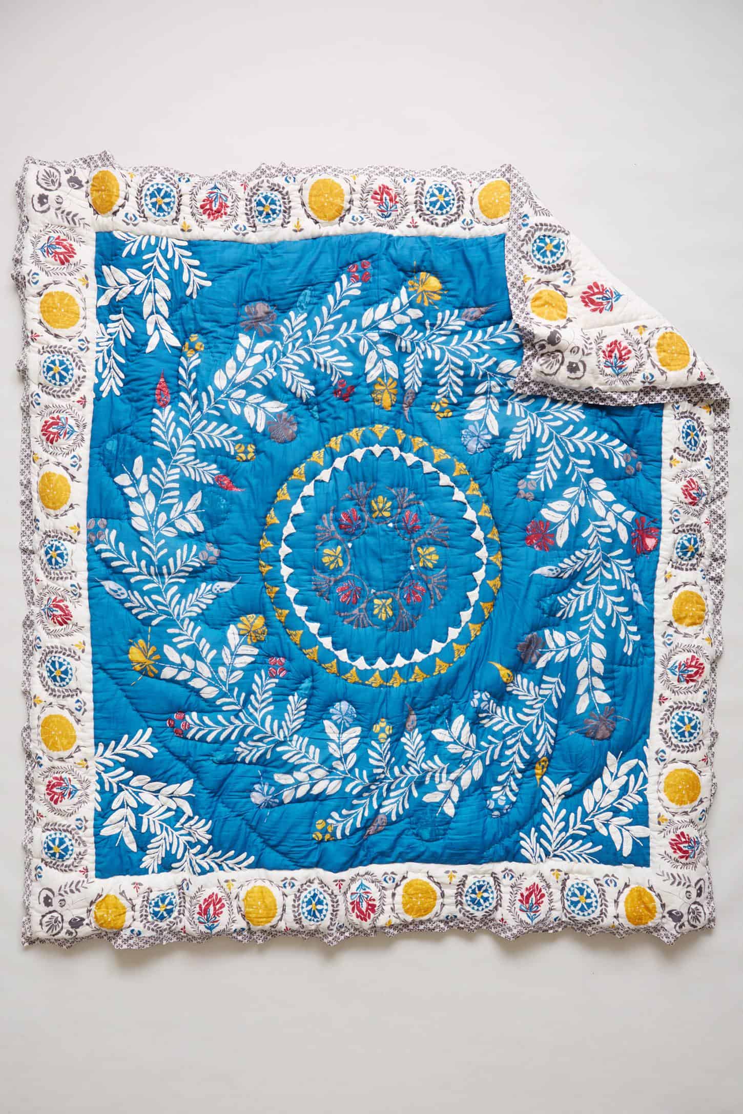 zocalo embroidered quilt anthropologie 3