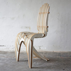 Laminated Birch Veneer Furniture by Peter Qvist