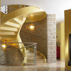 Spiral Staircase in Lightweight Concrete by Rizzi