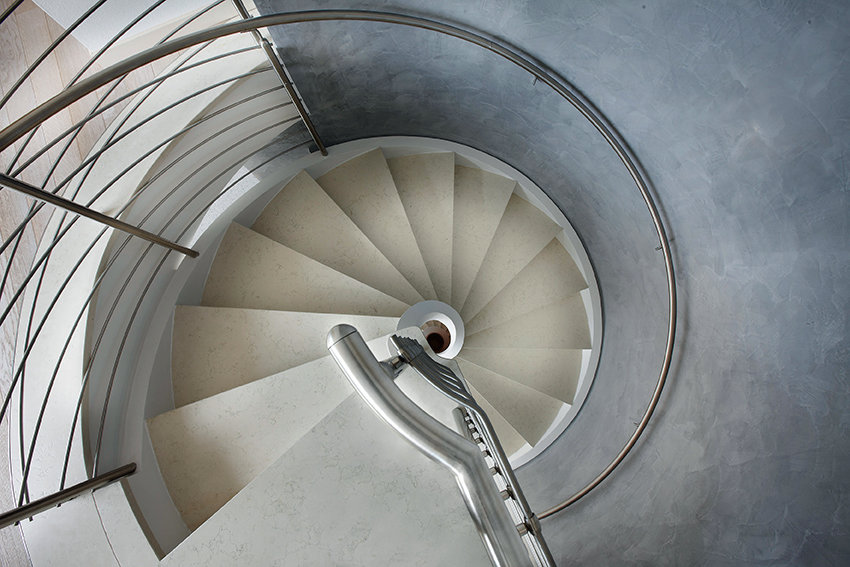 spiral staircases in lightweight concrete by rizzi 7