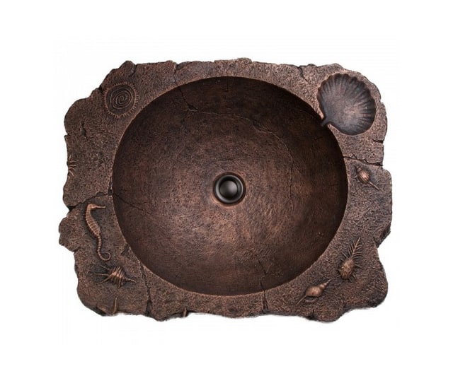 rustic bronze casted sinks santa fe by domain industries 1