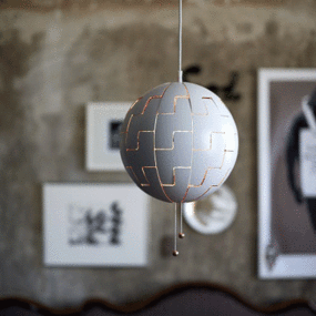 IKEA PS 2014 Pendant: a lamp that dims while changing looks