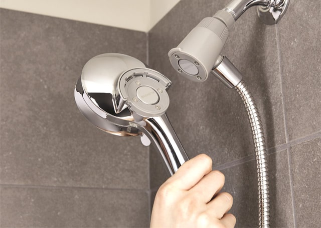 magnetic showerhead from moen attract with magnetix 1