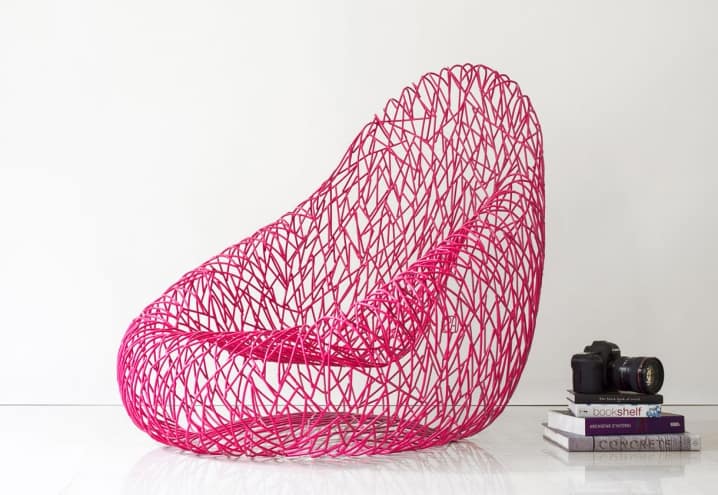 Pink Statement Chair Never Looked More Unusual