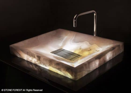 led lighted onyx sinks by stone forest 4