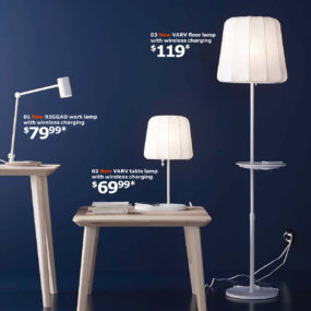 New IKEA Lamps with Wireless Charging Let You Charge Your Smartphone