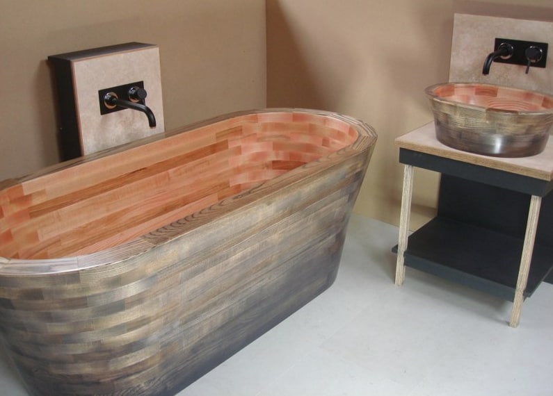 contemporary wooden bath rosemarkie 3