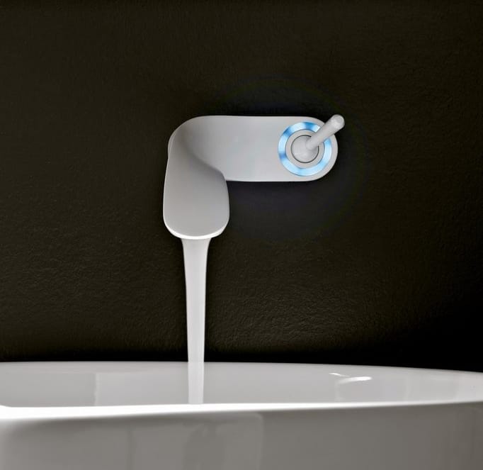 electronic wall mount bathroom faucet ametis graff