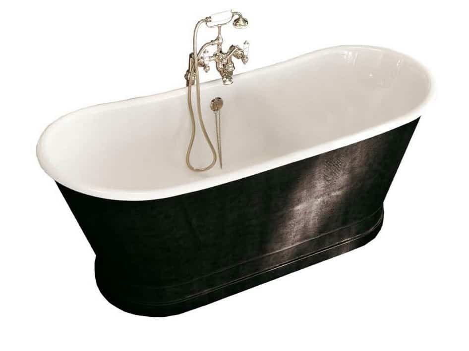 gentry home york black bathtub