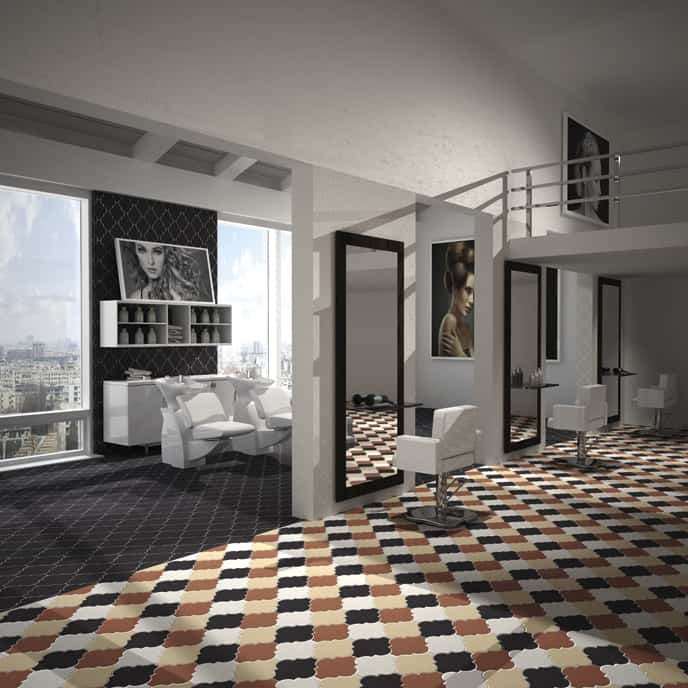 21 Arabesque Tile Ideas For Floor Wall, Arabesque Tile Kitchen Floor