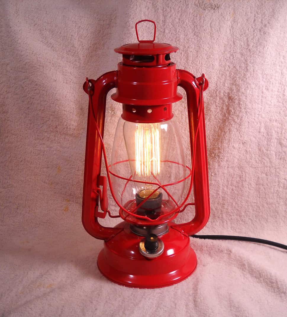 edison bulb light lantern
