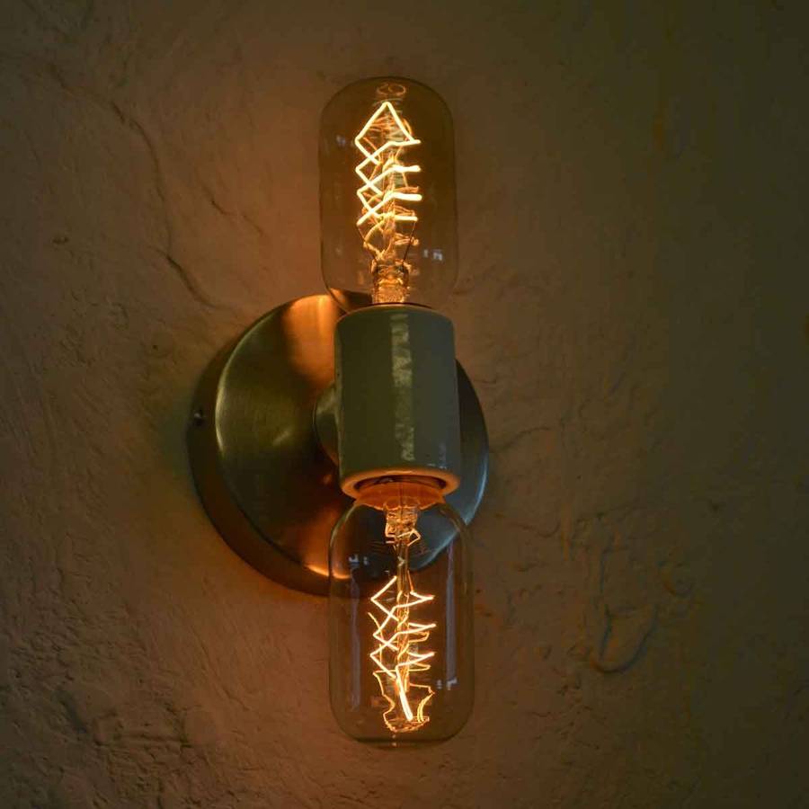 edison light ideas wall twin artifact lighting