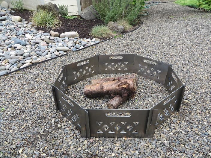 portable fire pit ring