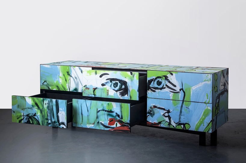 4 graffiti panels street art project furniture