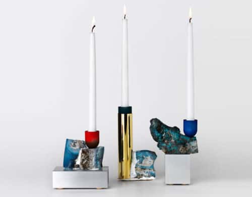 Mining Slag Candlesticks by David Taylor are Stunning Works of Art