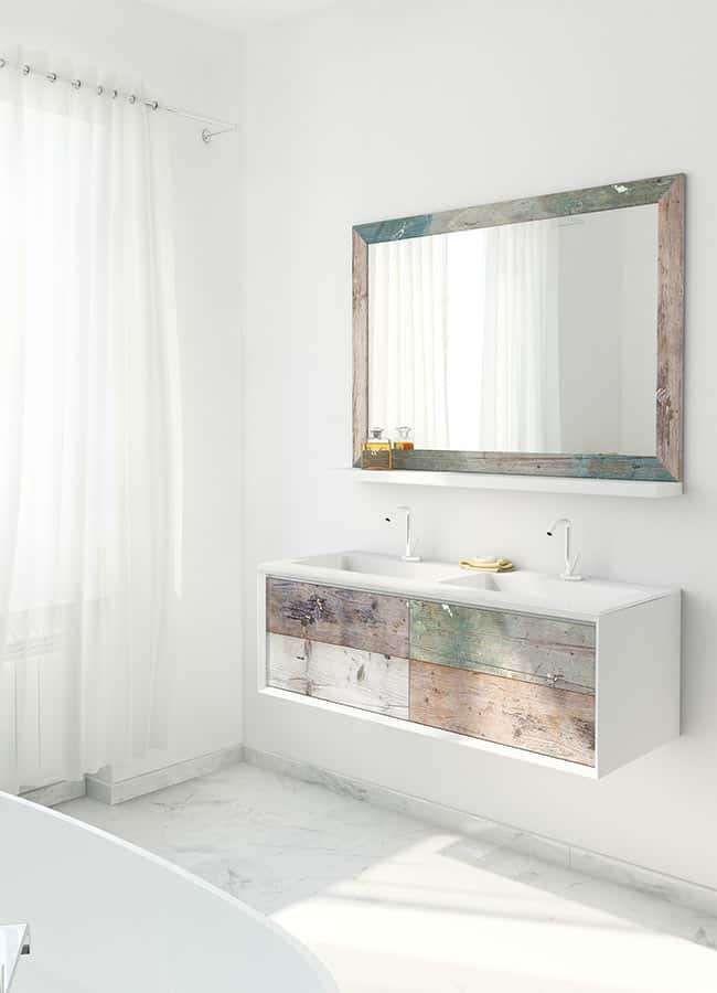 3 bianchini and capponi materia multicolor weathered wood look bathroom collection