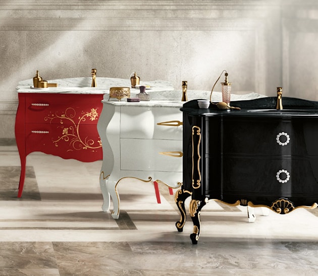 15 Classic Italian Bathroom Vanities, Traditional Vanity Cabinets