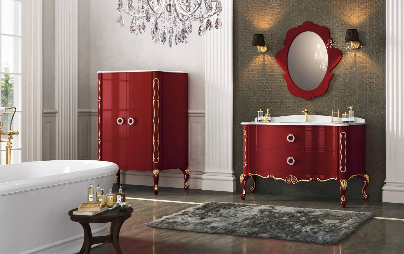 2 classic italian bathroom vanities chic style aida