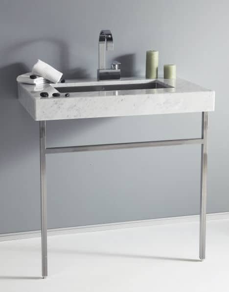 minimalist bathroom vanity console julien