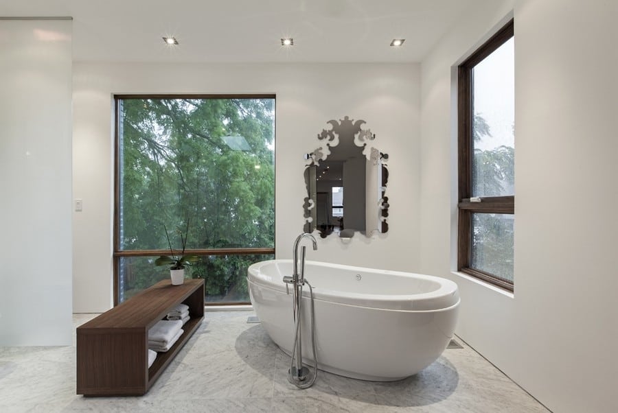 toronto house modern luxury bathroom with a view 25
