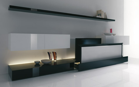 acerbis living room ideas 2 Cool Living Room Ideas from Acerbis   an expanding TV screen