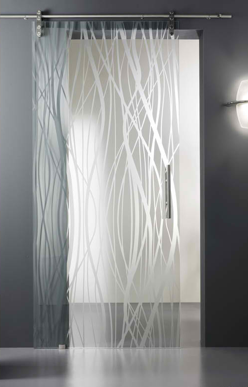 Acid Etched Glass Doors by Vitrealspecchi