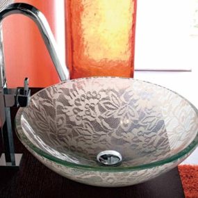 Lace Washbasin from Adatto Casa – new Crystal Modus Washbasin