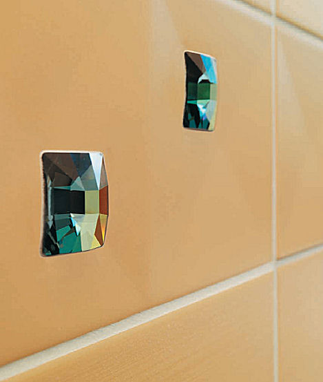 alfa ceramiche glitter strass swarovski crystal tile