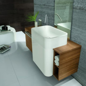 Wall Hung Bathroom Vanities with Sink by Altamarea
