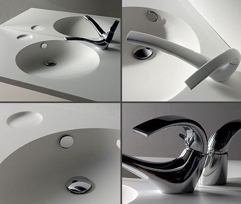 altro toyo ito details New Toyo Ito bathroom Collection for Altro   Water flowing through forms